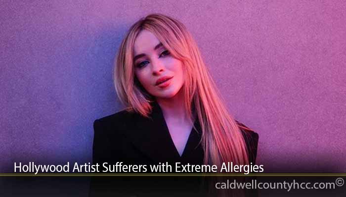 Hollywood Artist Sufferers with Extreme Allergies